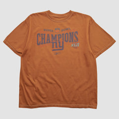 New York Giants Reebok 2007 T-shirt - Orange Vintage - Fanatics