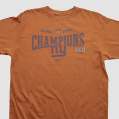 New York Giants Reebok 2007 T-shirt - Orange Vintage - Fanatics