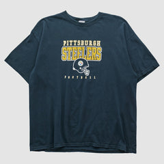 Pittsburgh Steelers Team Edition Apparel 2000s T-shirt - Navy Vintage - Fanatics