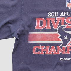 Houston Texans Reebok 2011 Long Sleeve T-shirt - Navy Vintage - Fanatics