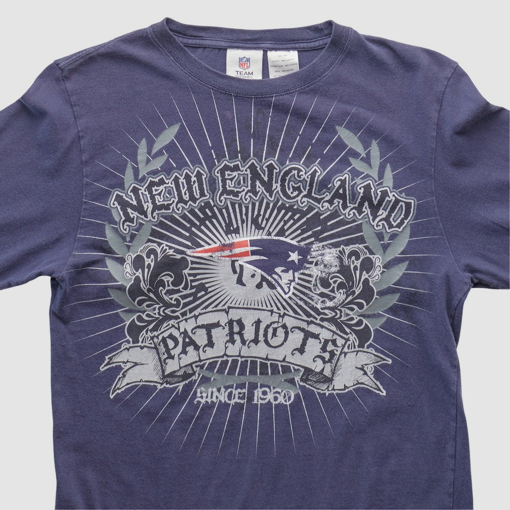 New England Patriots NFL Pro Line 2010s Long Sleeve T-shirt - Navy Vintage - Fanatics