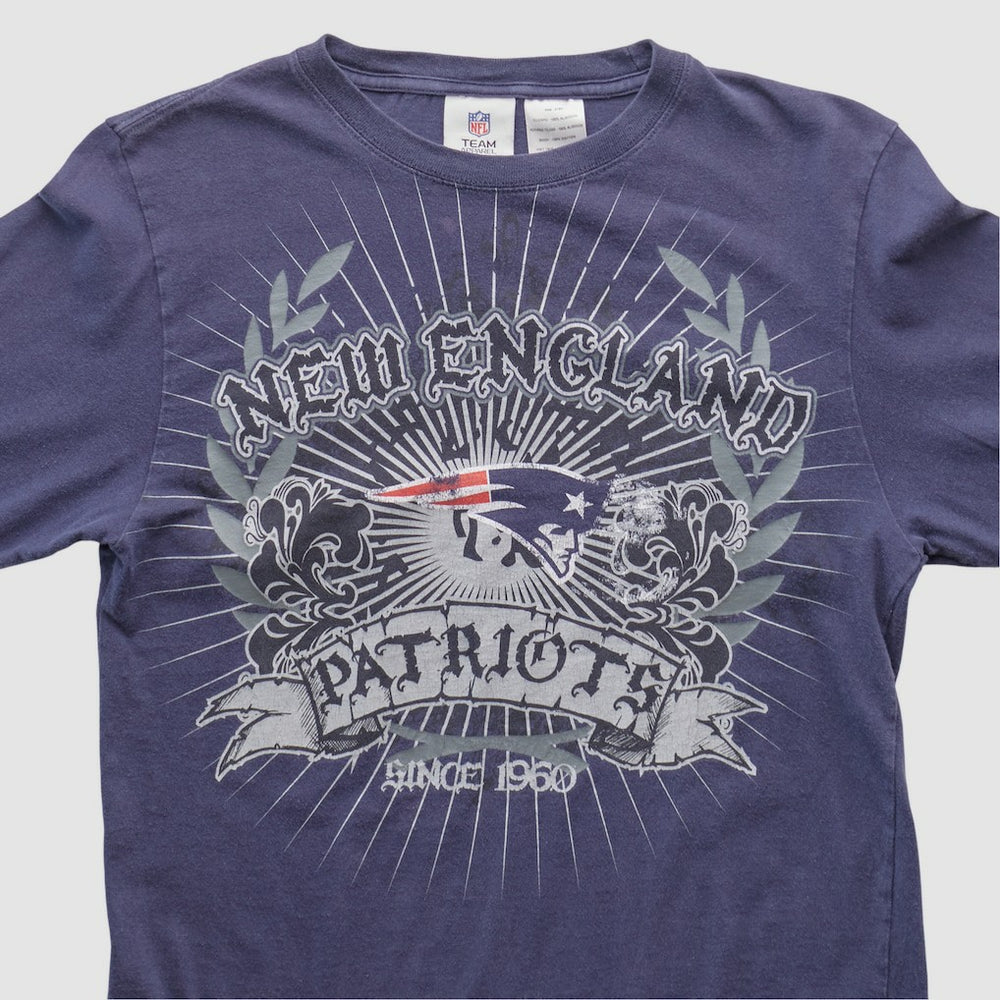 New England Patriots NFL Pro Line 2010s Long Sleeve T-shirt - Navy Vintage - Fanatics
