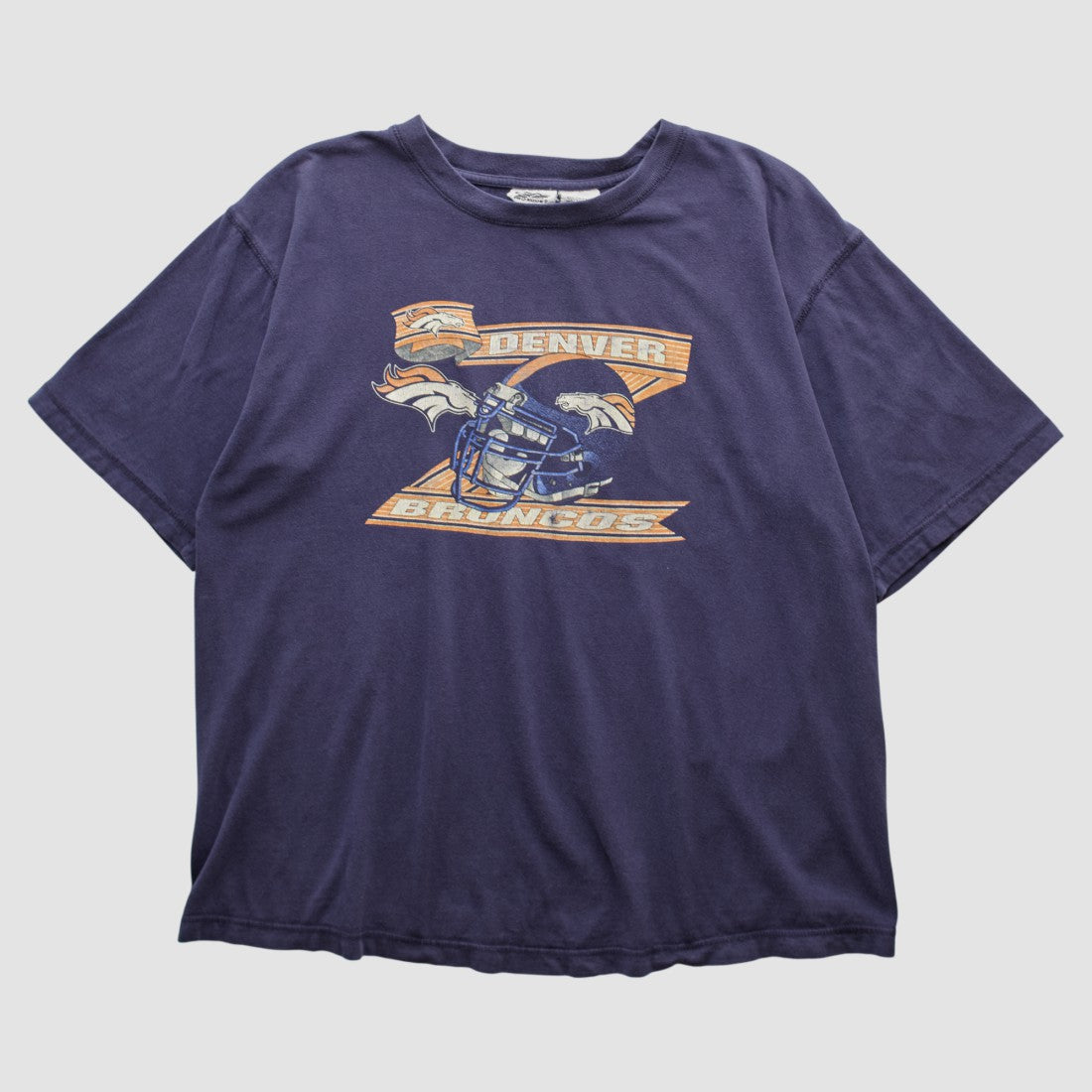 Denver Broncos Pro Edge 2000s T-shirt - Navy Vintage - Fanatics