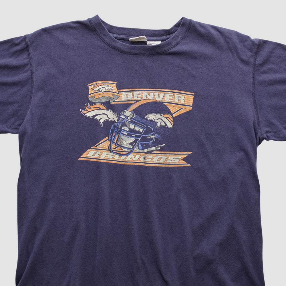 Denver Broncos Pro Edge 2000s T-shirt - Navy Vintage - Fanatics