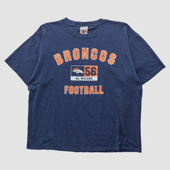 Denver Broncos NFL 2000s T-shirt - Navy Vintage - Fanatics