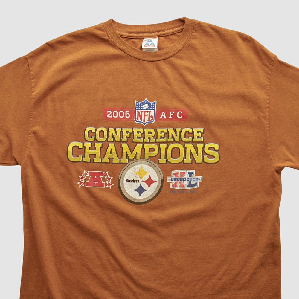 Pittsburgh Steelers AAA 2005 T-shirt - Brown Vintage - Fanatics