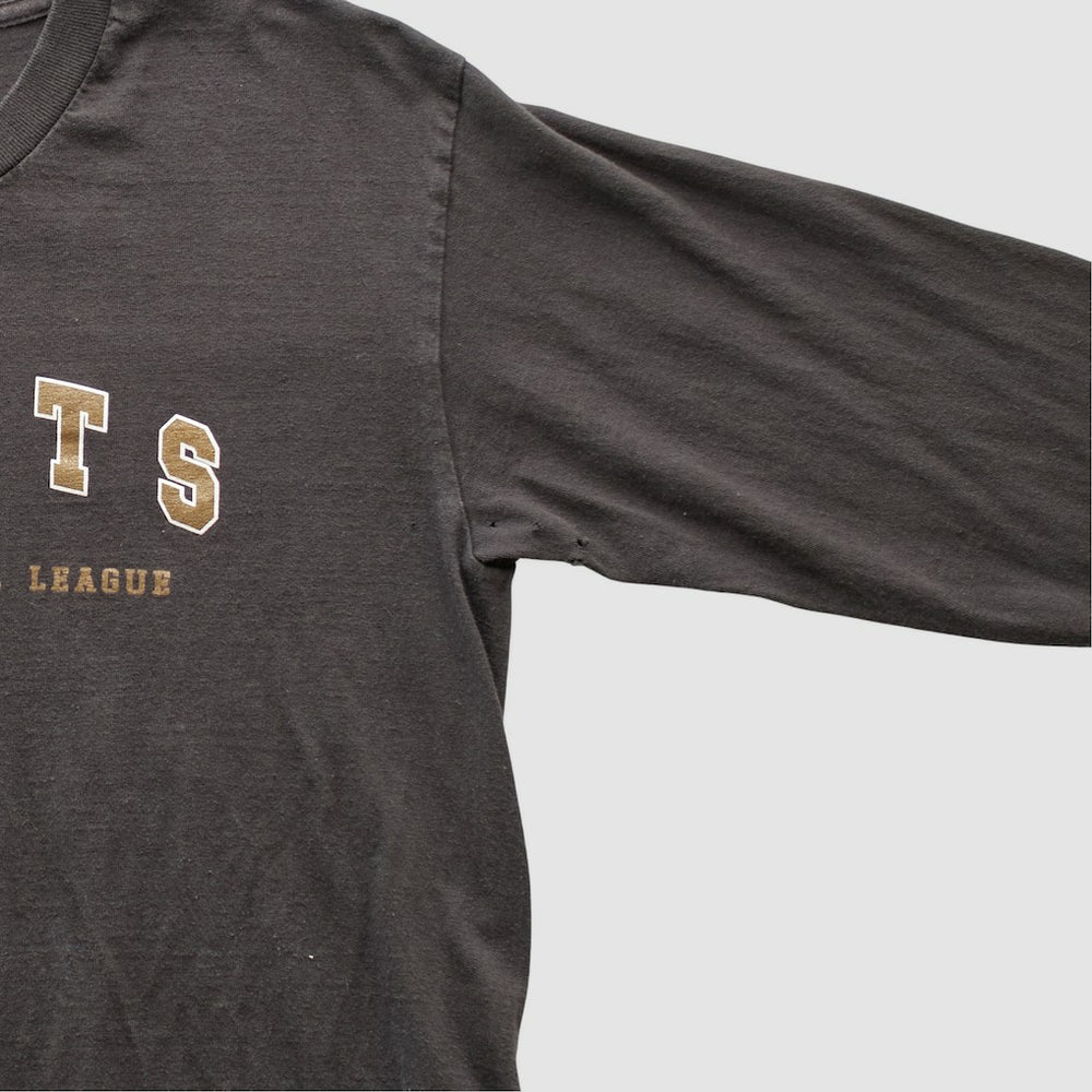 New Orleans Saints NFL 2000s Long Sleeve T-shirt - Charcoal Vintage - Fanatics