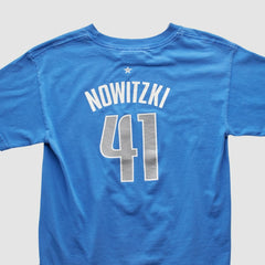 Adidas Dallas Mavericks 2010s T-shirt Blue Vintage