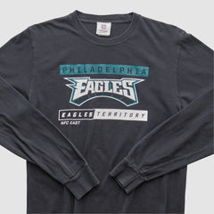 Philadelphia Eagles NFL 2010s Long Sleeve T-shirt - Black Vintage - Fanatics
