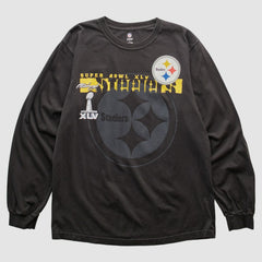 Pittsburgh Steelers NFL 2011 Long Sleeve T-shirt - Black Vintage - Fanatics
