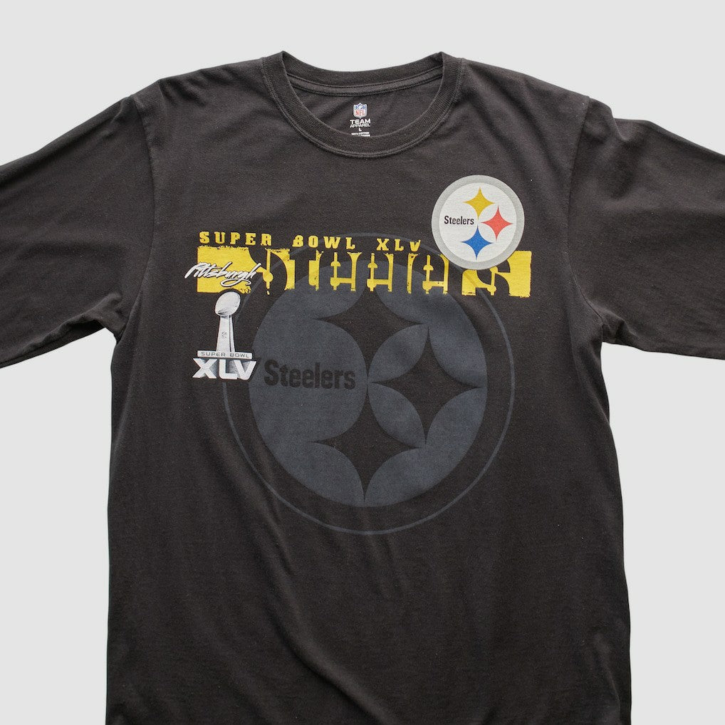 Pittsburgh Steelers NFL 2011 Long Sleeve T-shirt - Black Vintage - Fanatics