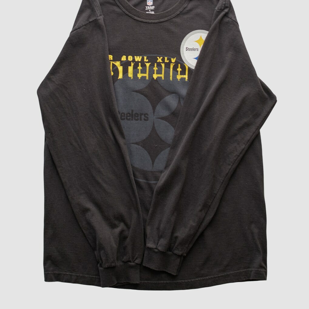 Pittsburgh Steelers NFL 2011 Long Sleeve T-shirt - Black Vintage - Fanatics