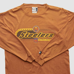 Pittsburgh Steelers 2000s Long Sleeve T-shirt - Brown Vintage - Fanatics