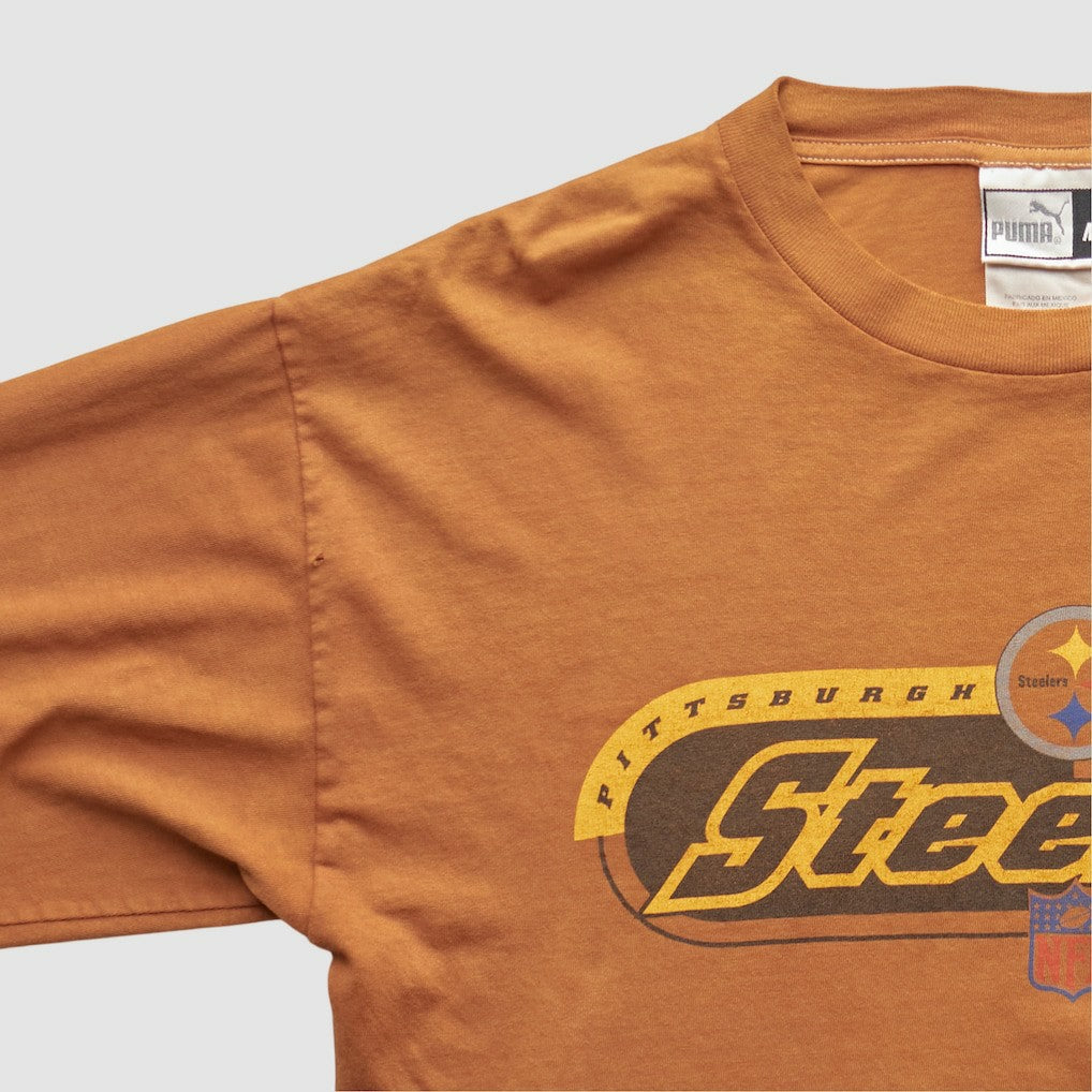 Pittsburgh Steelers 2000s Long Sleeve T-shirt - Brown Vintage - Fanatics