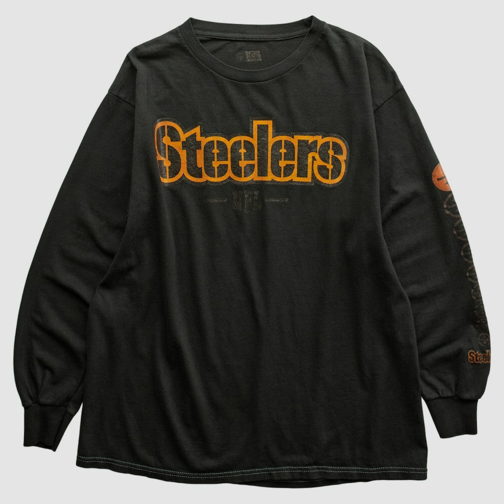 Pittsburgh Steelers NFL 2000s Long Sleeve T-shirt - Black Vintage - Fanatics
