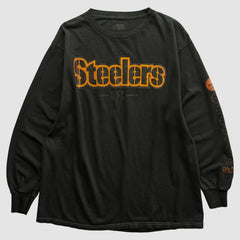Pittsburgh Steelers NFL 2000s Long Sleeve T-shirt - Black Vintage - Fanatics