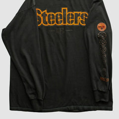 Pittsburgh Steelers NFL 2000s Long Sleeve T-shirt - Black Vintage - Fanatics