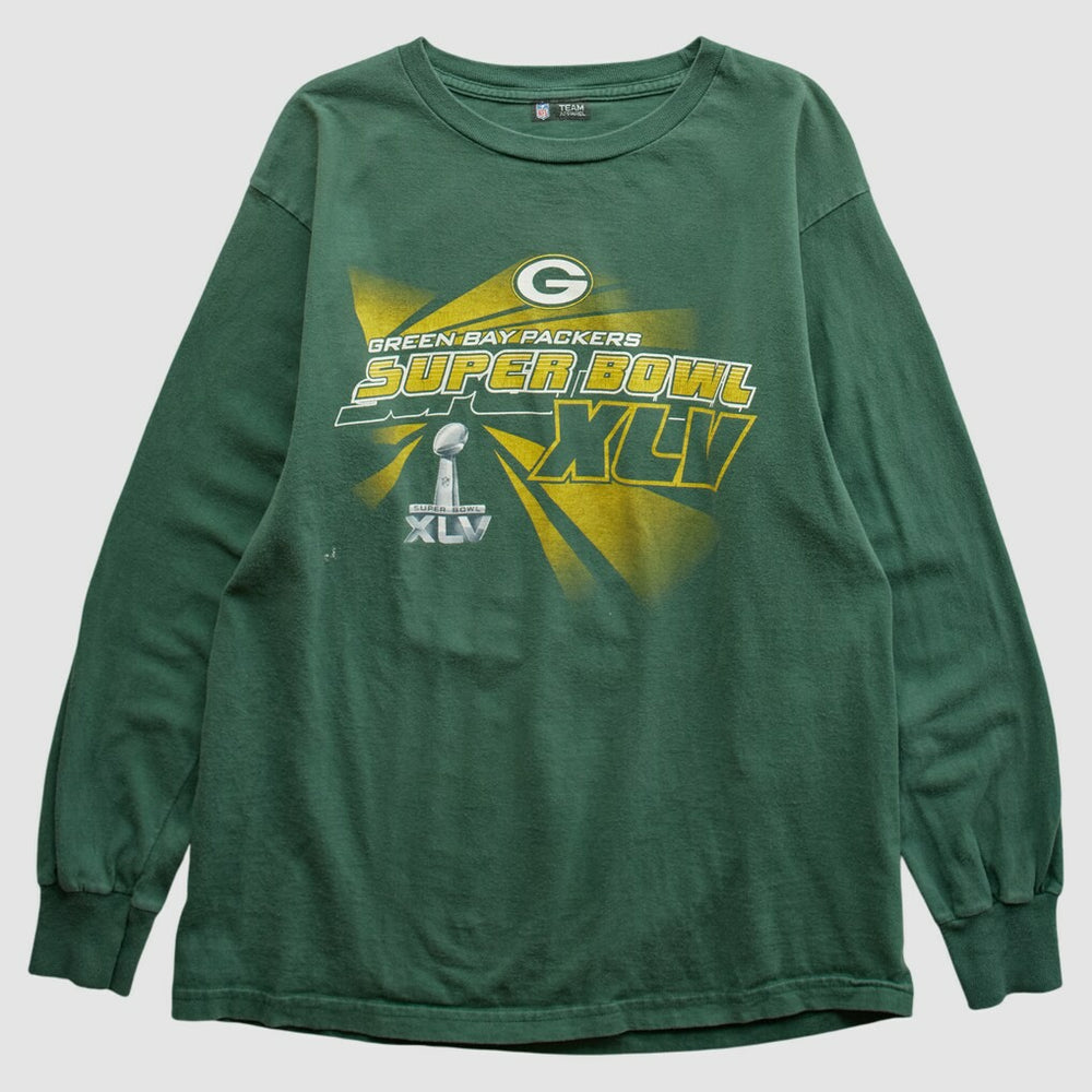 Green Bay Packers NFL 2011 Long Sleeve T-shirt - Green Vintage - Fanatics