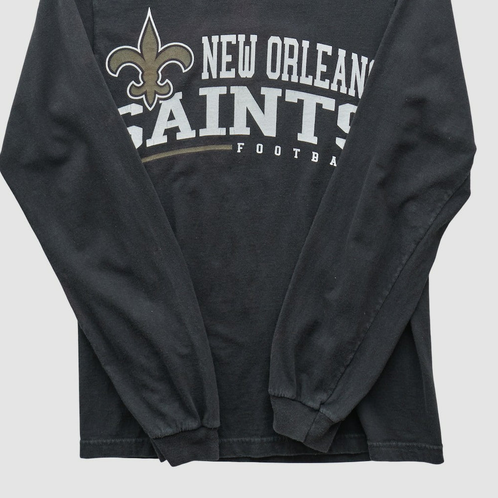 New Orleans Saints Reebok 2000s Long Sleeve T-shirt - Black Vintage - Fanatics