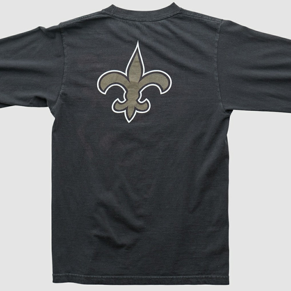 New Orleans Saints Reebok 2000s Long Sleeve T-shirt - Black Vintage - Fanatics