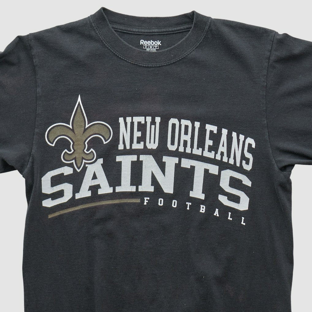 New Orleans Saints Reebok 2000s Long Sleeve T-shirt - Black Vintage - Fanatics