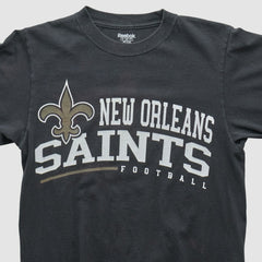 New Orleans Saints Reebok 2000s Long Sleeve T-shirt - Black Vintage - Fanatics