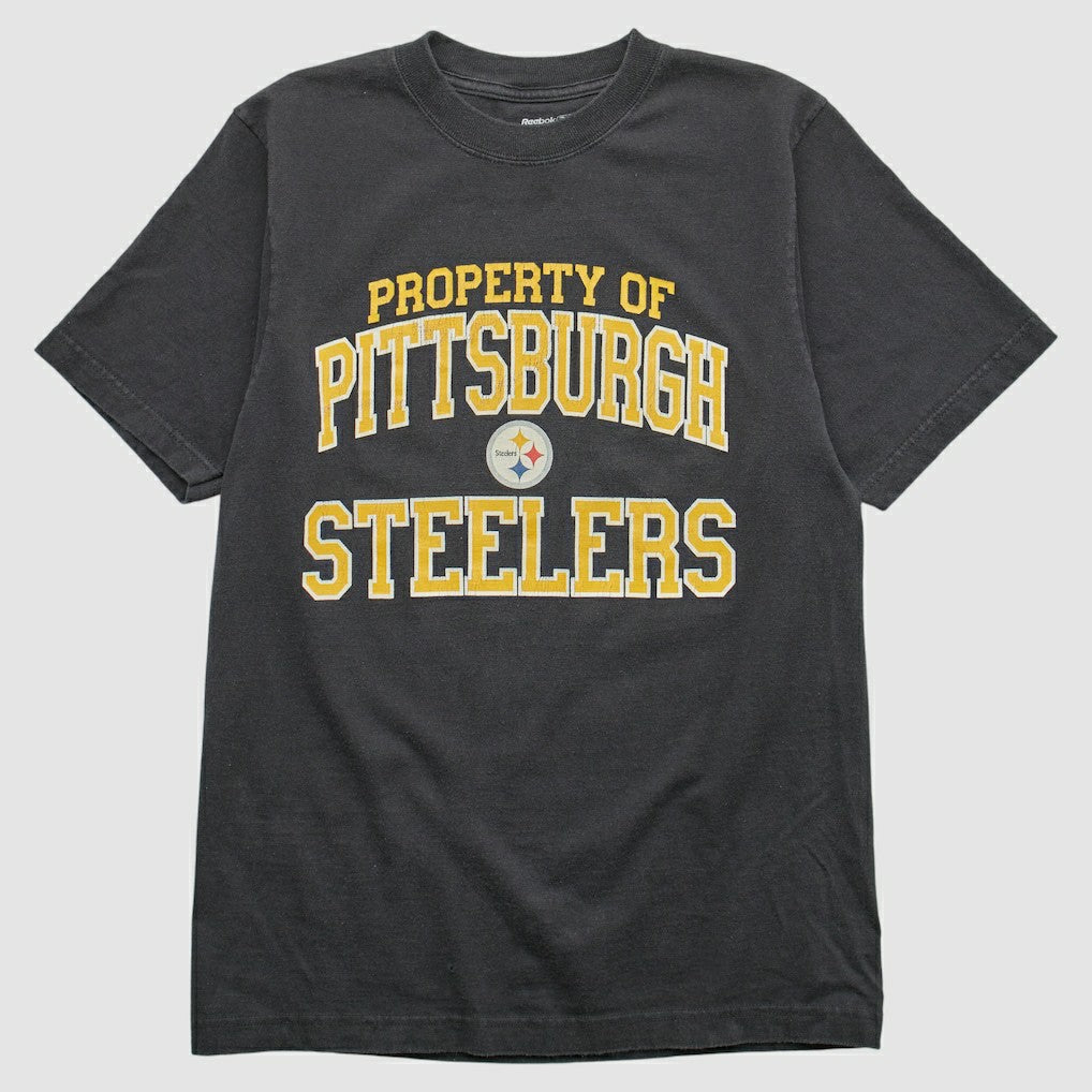 Pittsburgh Steelers Reebok 2000s T-shirt - Black Vintage - Fanatics