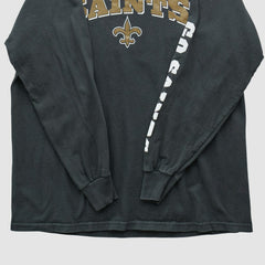 New Orleans Saints NFL 2000s Long Sleeve T-shirt - Black Vintage - Fanatics