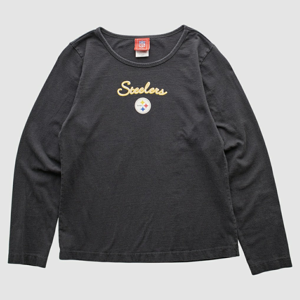 Pittsburgh Steelers NFL 2000s Long Sleeve T-shirt - Black Vintage - Fanatics