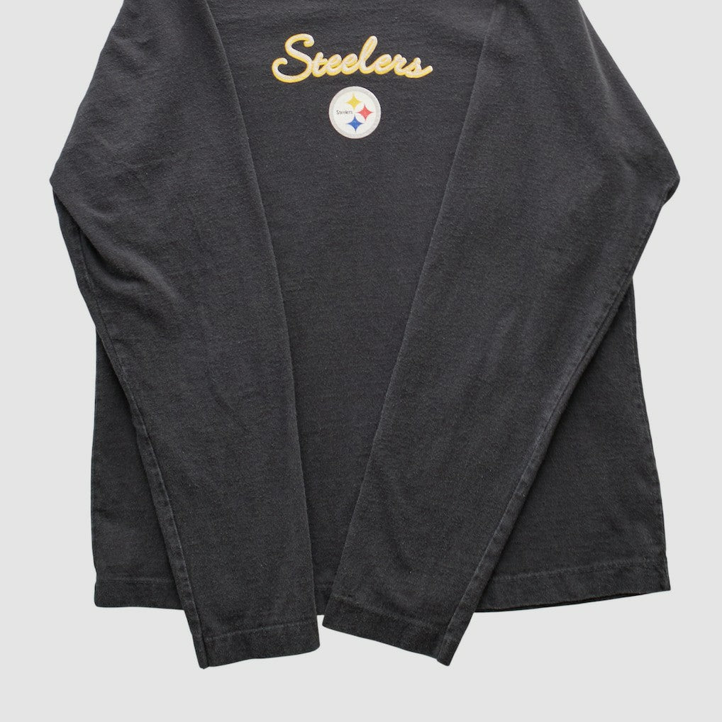 Pittsburgh Steelers NFL 2000s Long Sleeve T-shirt - Black Vintage - Fanatics