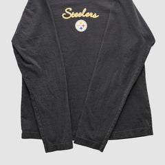 Pittsburgh Steelers NFL 2000s Long Sleeve T-shirt - Black Vintage - Fanatics