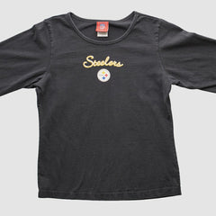 Pittsburgh Steelers NFL 2000s Long Sleeve T-shirt - Black Vintage - Fanatics