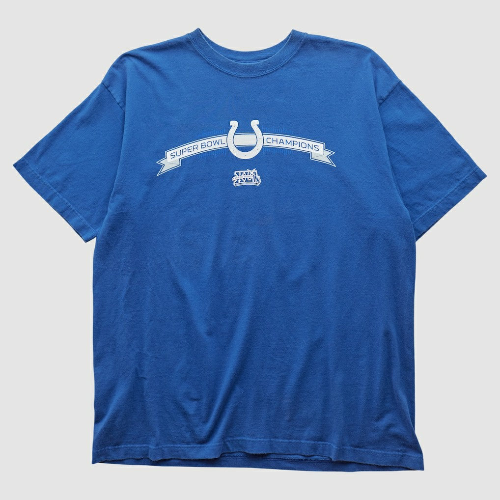Indianapolis Colts Reebok 2007 T-shirt - Blue Vintage - Fanatics