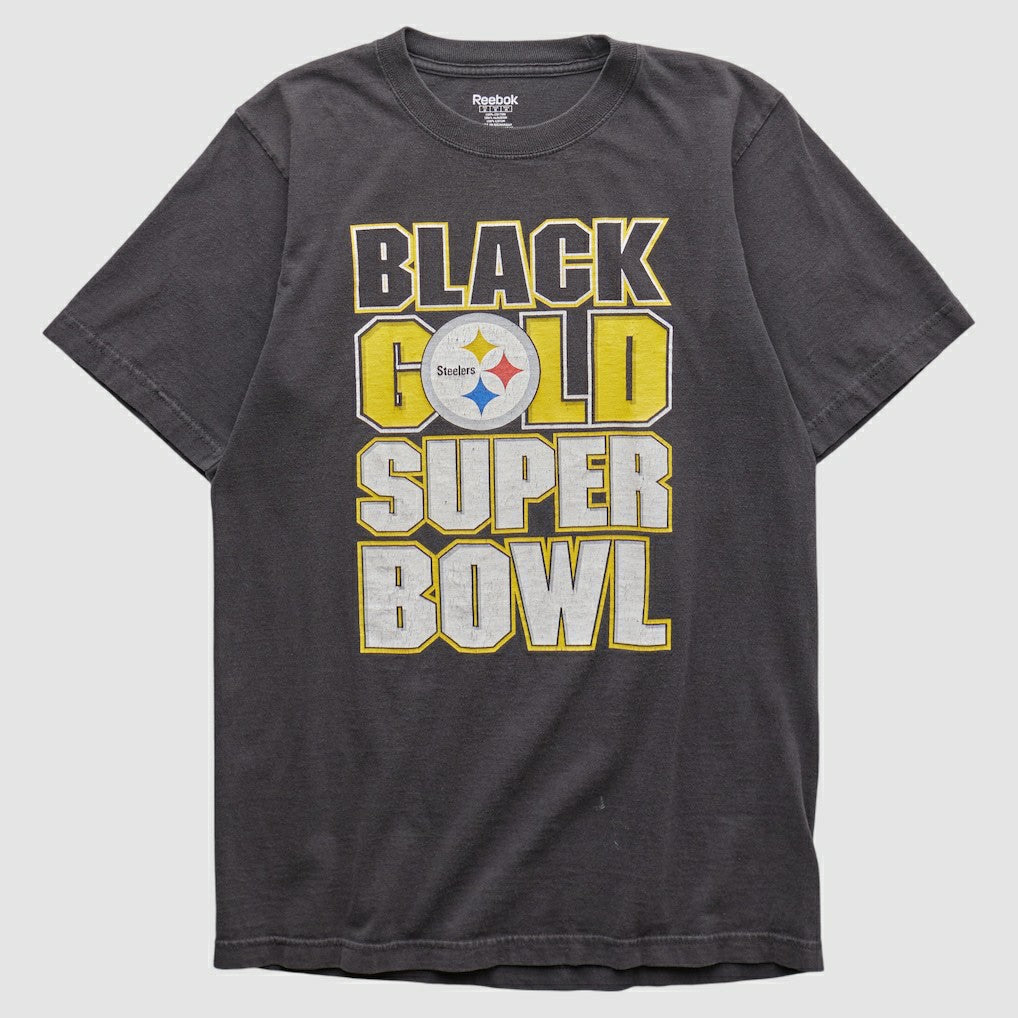 Pittsburgh Steelers Reebok 2000s T-shirt - Black Vintage - Fanatics