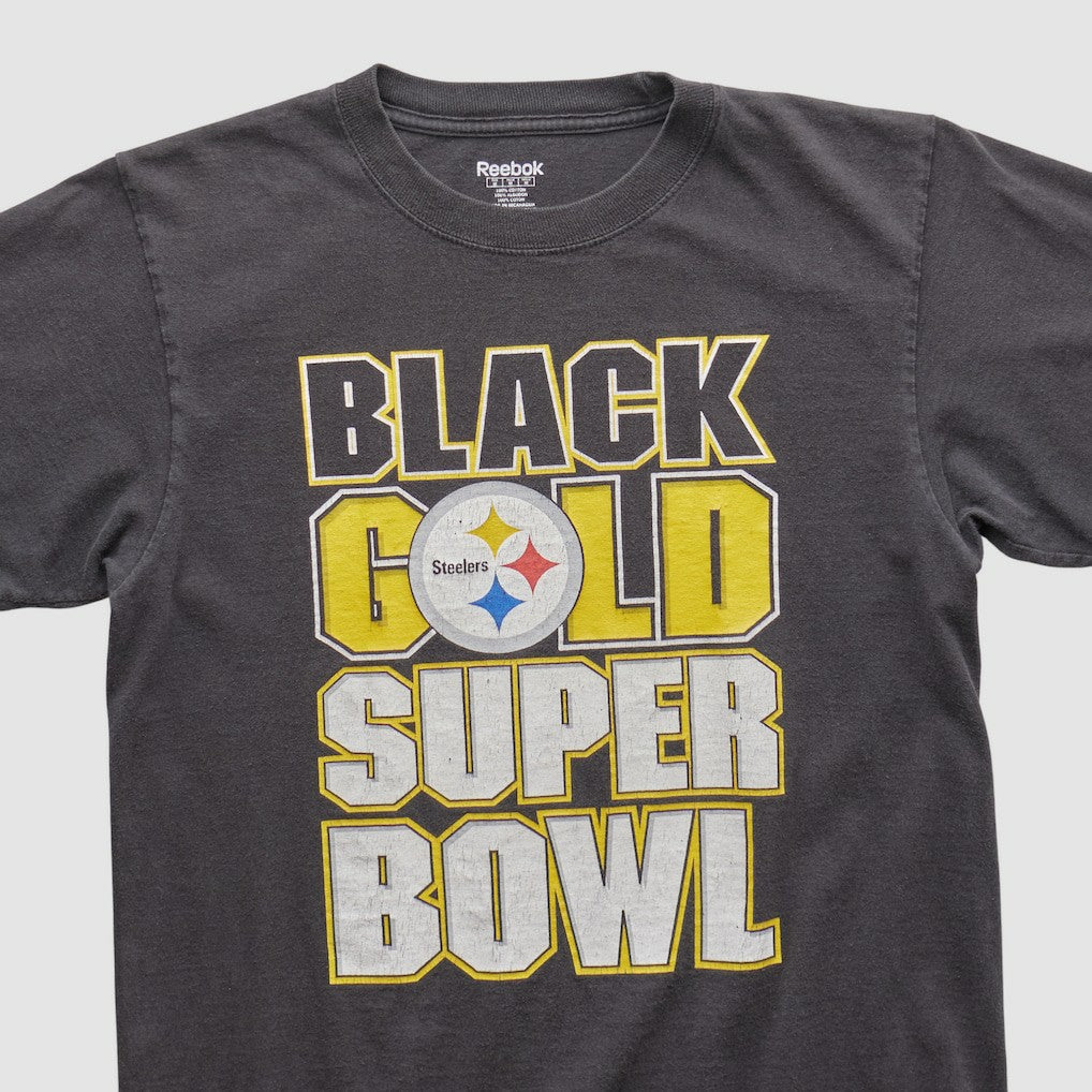 Pittsburgh Steelers Reebok 2000s T-shirt - Black Vintage - Fanatics