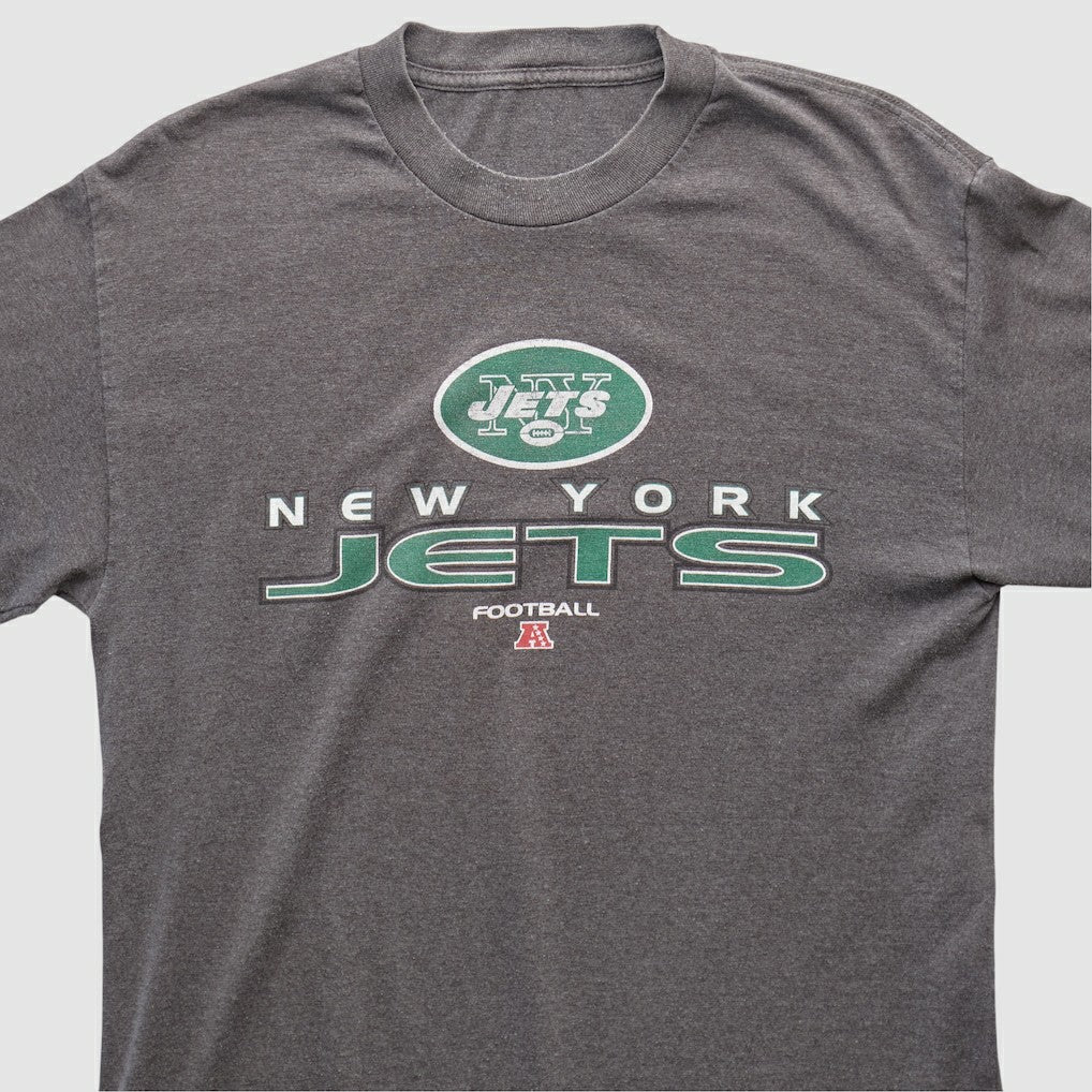 New York Jets 2010s Long Sleeve T-shirt - Dark Heather Gray Vintage - Fanatics