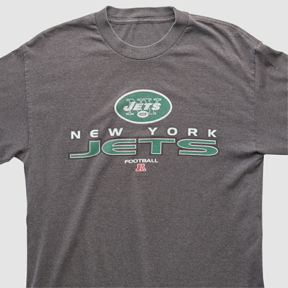 New York Jets 2010s Long Sleeve T-shirt - Dark Heather Gray Vintage - Fanatics