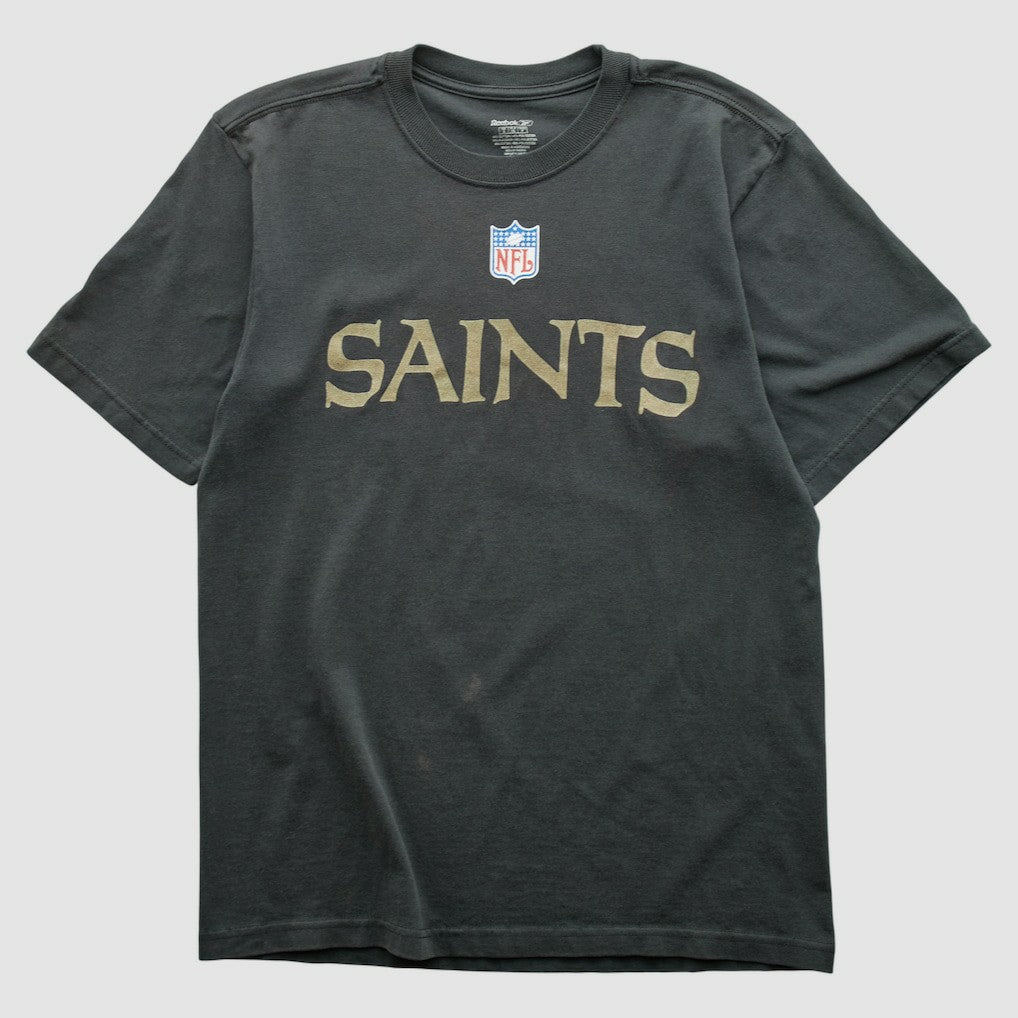 New Orleans Saints Reebok 2000s T-shirt - Charcoal Vintage - Fanatics
