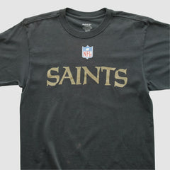 New Orleans Saints Reebok 2000s T-shirt - Charcoal Vintage - Fanatics