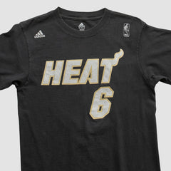 Adidas Miami Heat 2010s T-shirt Black Vintage