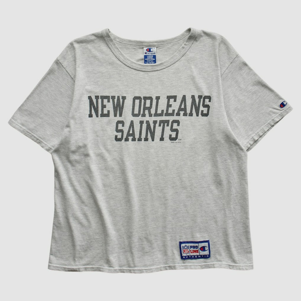 New Orleans Saints Champion 1994 T-shirt - Heather Gray Vintage - Fanatics