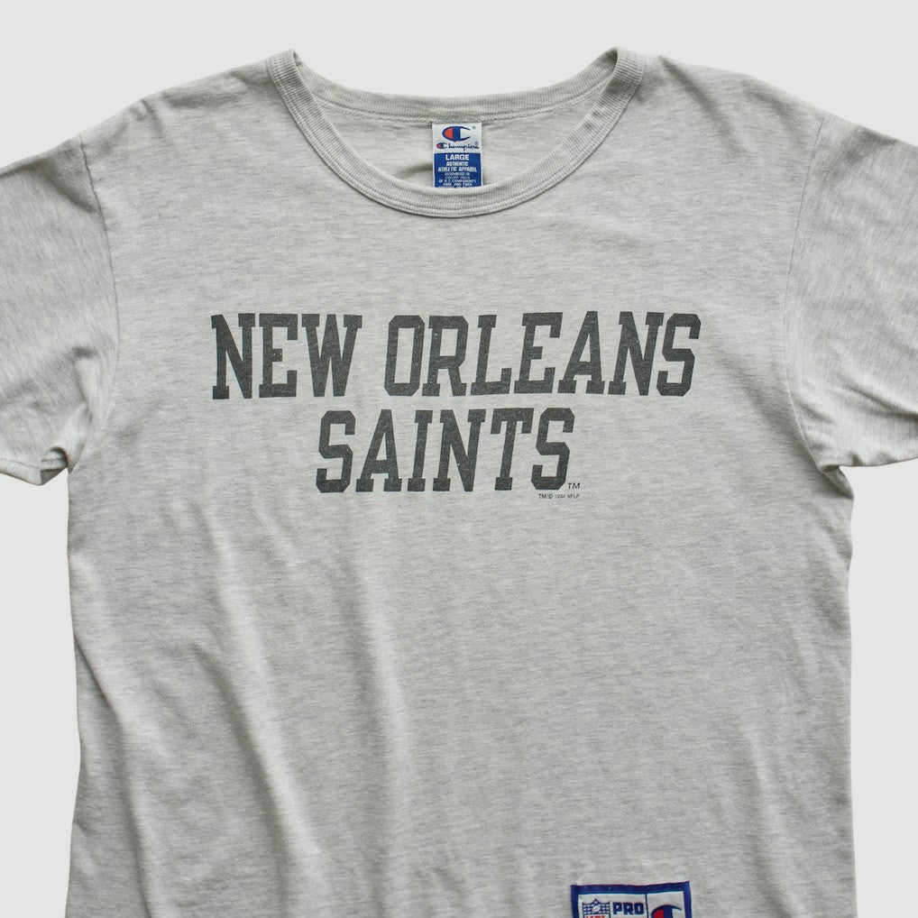 New Orleans Saints Champion 1994 T-shirt - Heather Gray Vintage - Fanatics