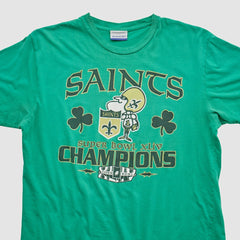 New Orleans Saints Reebok 2010 T-shirt - Green Vintage - Fanatics