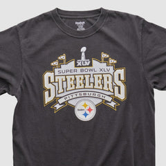 Pittsburgh Steelers Reebok 2011 T-shirt - Charcoal Vintage - Fanatics