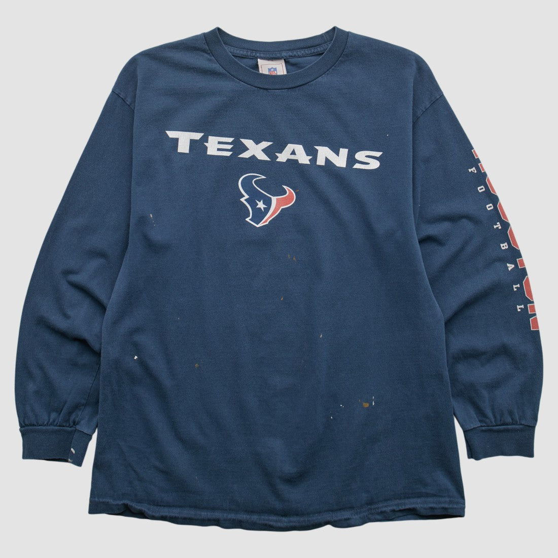 Houston Texans NFL 2000s Long Sleeve T-shirt - Navy Vintage - Fanatics