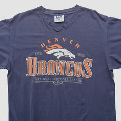 Denver Broncos Lee Apparel 90s T-shirt - Navy Vintage - Fanatics