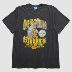 Pittsburgh Steelers Reebok 2000s T-shirt - Black Vintage - Fanatics