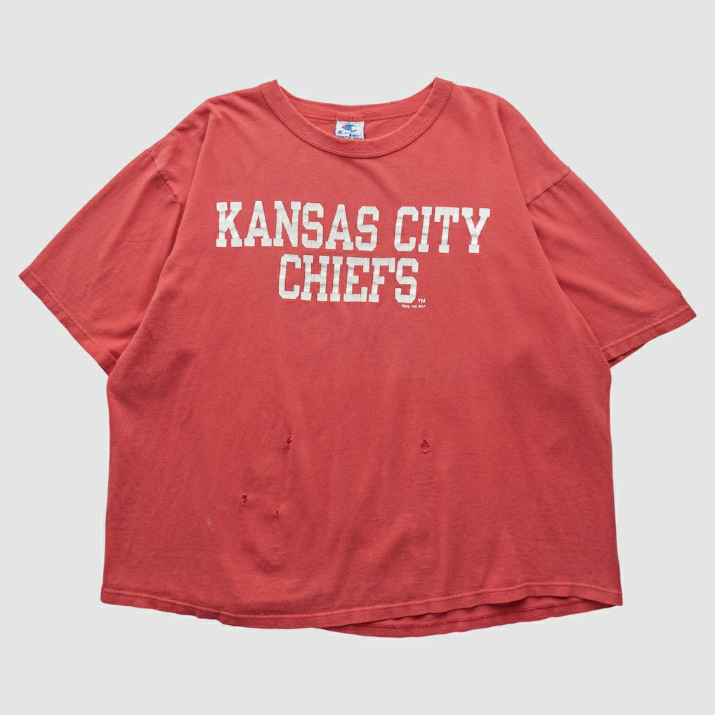 Kansas City Chiefs Champion 90s T-shirt - Red Vintage - Fanatics