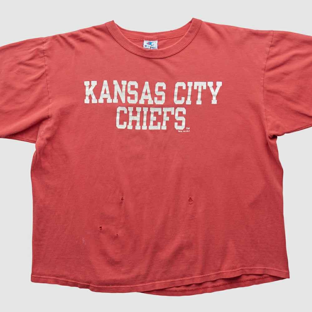 Kansas City Chiefs Champion 90s T-shirt - Red Vintage - Fanatics