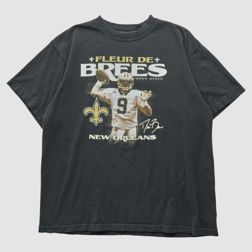 New Orleans Saints Reebok 2000s T-shirt - Black Vintage - Fanatics